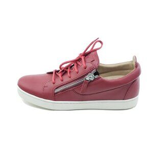Giuseppe Zanotti Brek SC Donna Zip Sneaker Womens Red Leather US 12